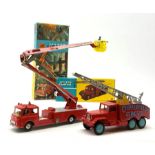 Corgi - Chipperfields Circus Crane Truck No.1121, boxed; and Corgi Major Simon Snorkel Fire Engine N