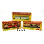 Tri-ang/Hornby '00' gauge - Battle Space Medical Corps Ambulance Car, Red Arrow Bomb Transporter and