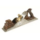 A 15 1/2" iron panel plane with brass lever G
