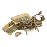 A STANLEY No 45 combination plane with two boxes of cutters G