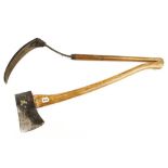 An axe and a small scythe G