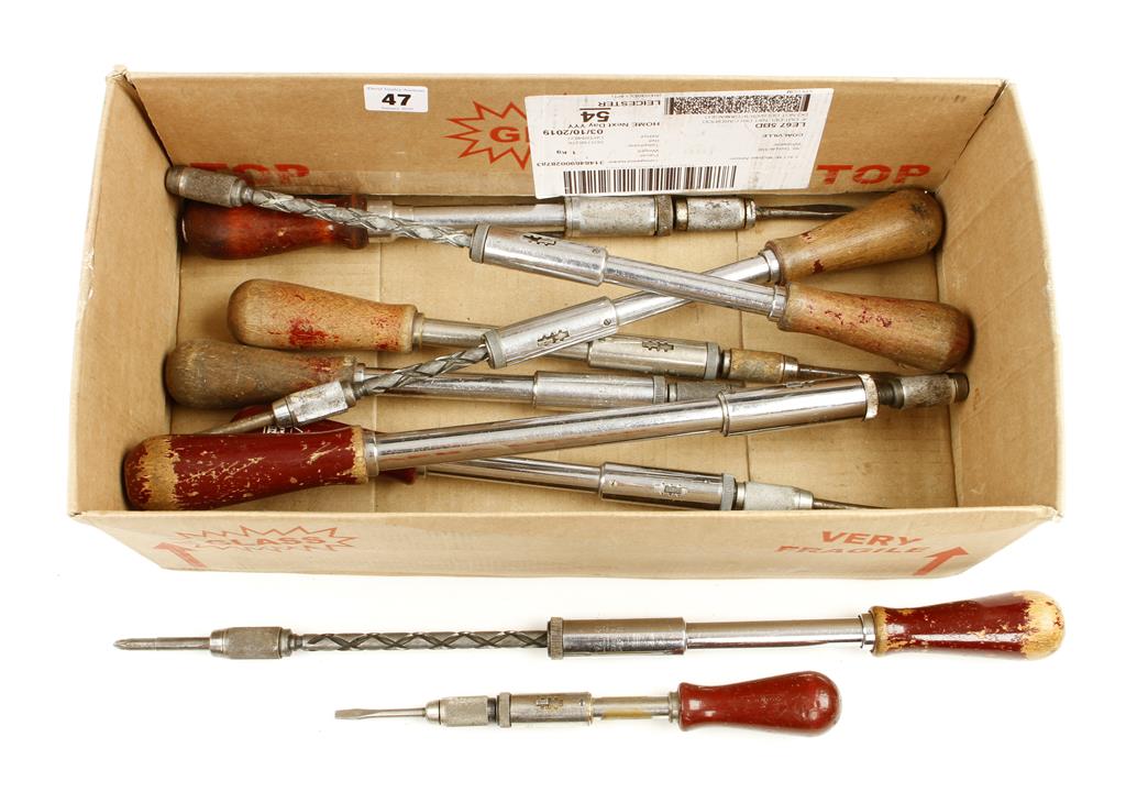 Nine Yankee pump screwdrivers G+