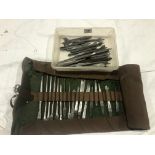 16 brace bits by FLATHER & SONS and 26 by HOWARTH - all different G