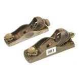 Two STANLEY Nos 9 1/2 and 60 block planes G+