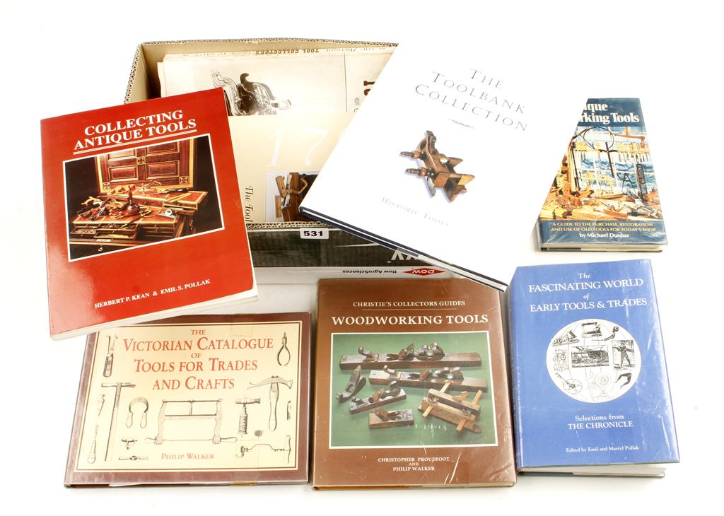 Eight woodworking tool books G+
