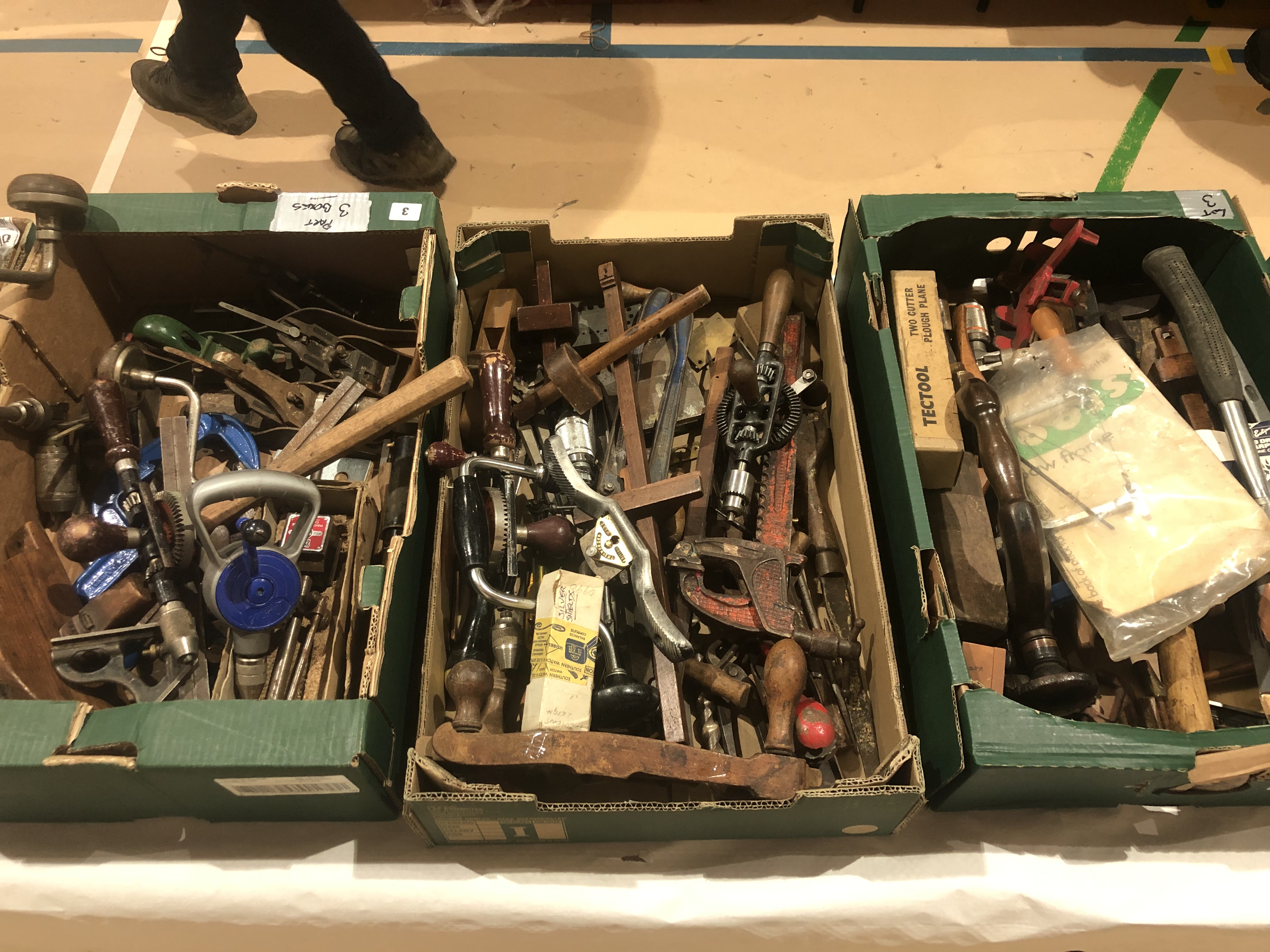 3 Boxes of various tools