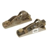 Two USA STANLEY Nos 15 and 16 block planes G