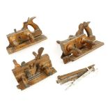 Two screwstem ploughs and a sash fillister by MATHIESON,