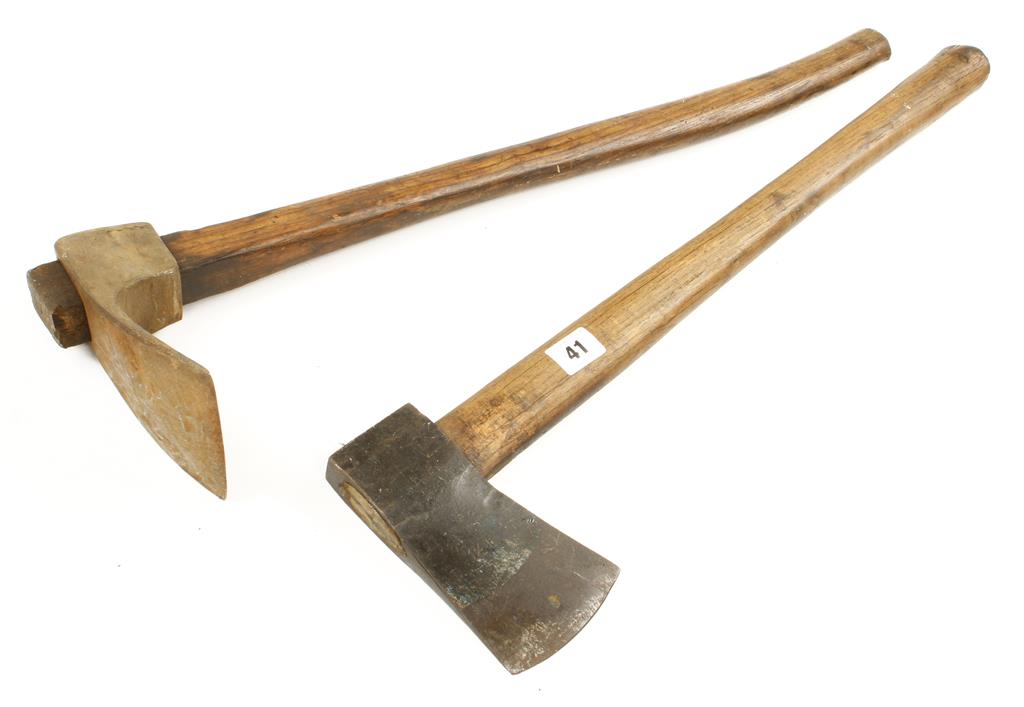 An adze and a small axe G