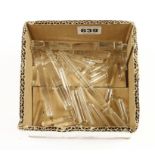 50 assorted clear glass level tubes G