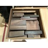 A quantity of rosewood offcuts G