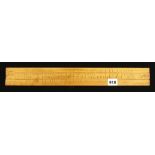 An 18 1/2" Callender-Reid Cable Slide Rule Pat No 7269/15 with Working Pressure, Horse Power,