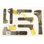 Seven unusual adjustable wrenches by GIRDER,