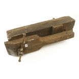 An old wood vice G-