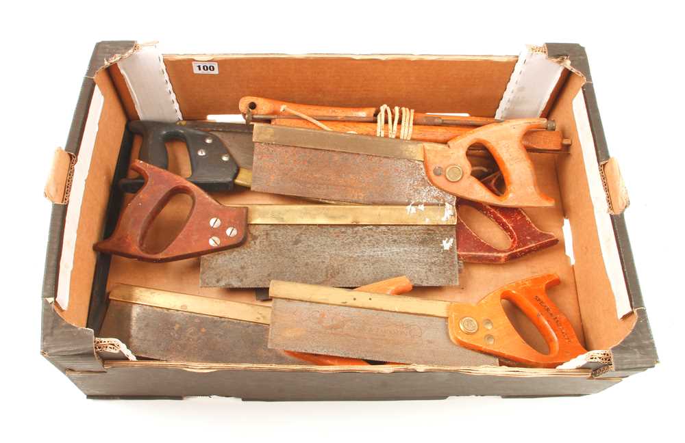 Six b/b saws by SPEAR & JACKSON and a bowsaw G