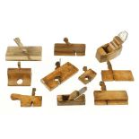 Ten miniature beech planes G