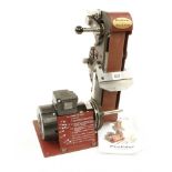A ROBERT SORBY "pro edge" ultimate sharpening system c/w grinding and profiling jigs, 3 belts and