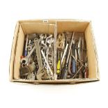 Quantity of spanners, sockets etc G