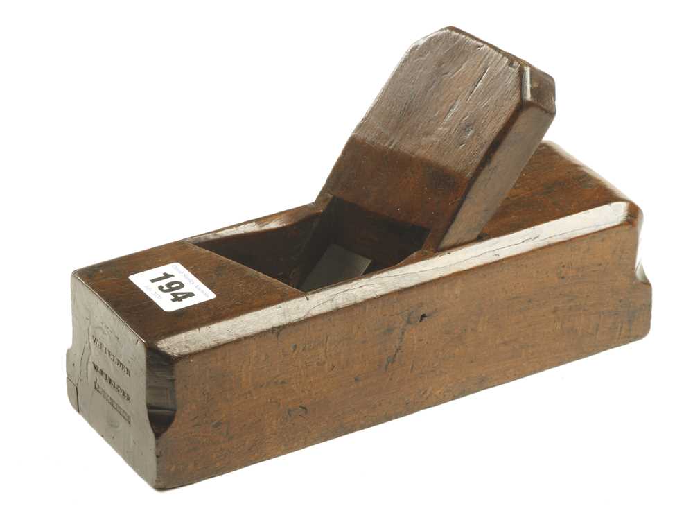 An early skew iron slipped panel plane by IENNION (over stamped) G