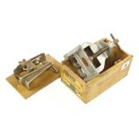 A WODEN dowelling jig in orig box and a STANLEY No 59 G+