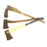 Three felling axes G