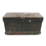 A pattern makers kit of tools contained in a pine chest 31" x 14" x 15" with two sliding trays G