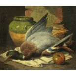 Charles Thomas BALE (act.1866-1895) Still Life with Dead Mallard Oil on canvas 25.5 x 30.5cm