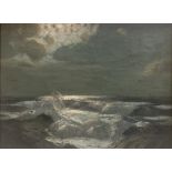 Julius OLSSON (1864-1942) St. Ives School Seascape at Dusk Oil on canvas Signed 44 x 58.5cm