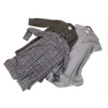 Three Toast shirt style dresses.Condition report: The tartan patterned dress and the pinstriped grey