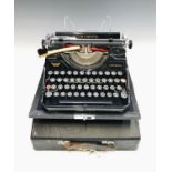 A Continental 'Wanderer-Werke' typewriter, circa 1951, with 32cm carriage, s erial no. R248846.