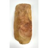 Upper Paleolithic semi-rectangular axe chert, Andy King Witham, British, superb, 320.6g, 135mm.