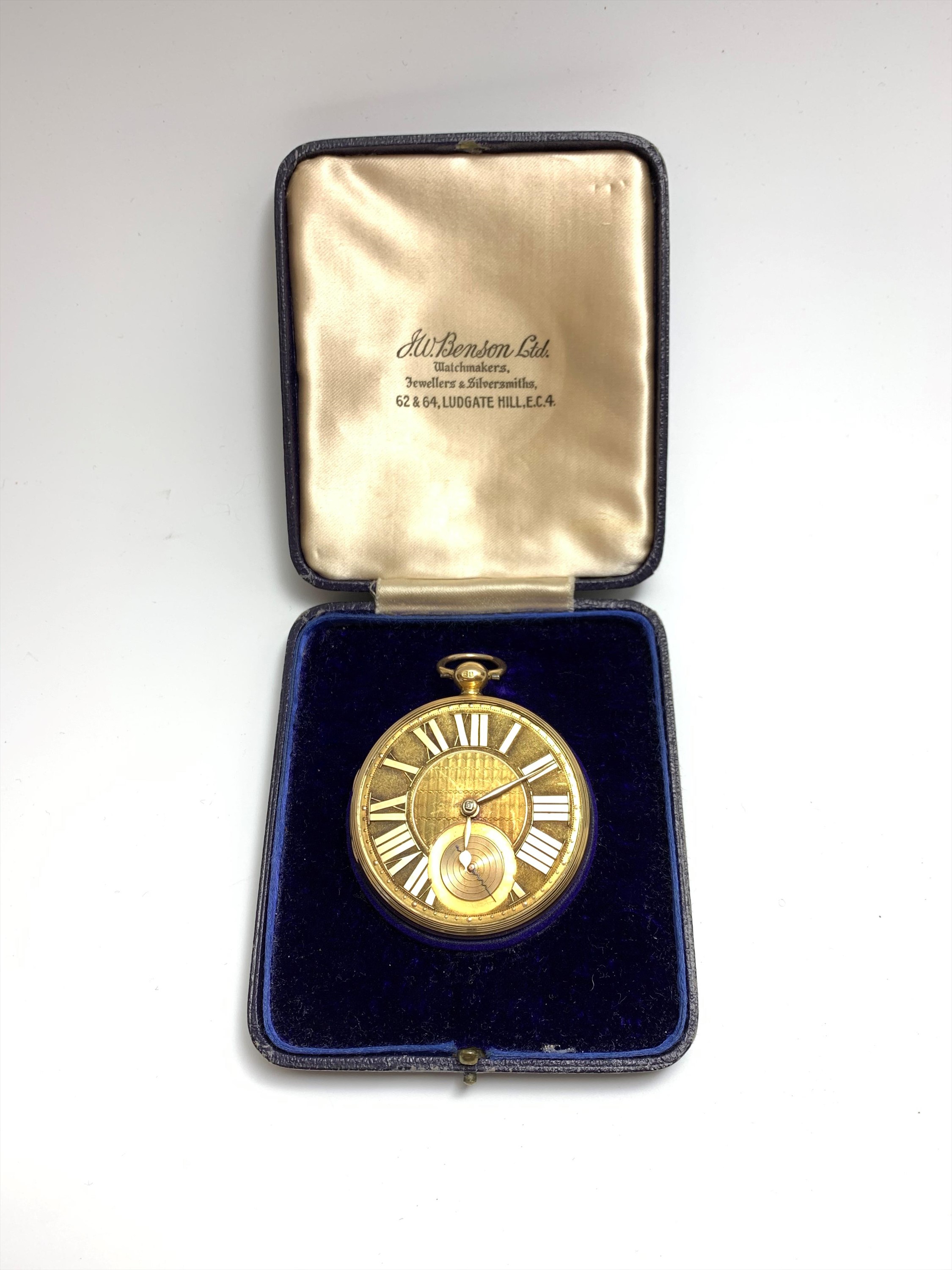 A fine and large George III 18ct Gold Keywind open face pocket watch by Thomas Farr, Bristol - Image 5 of 13