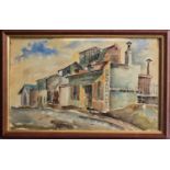 Arne SIEGFRIED (1893-1985) Hotel Weram Watercolour Signed and dated '32 30 x 49cm
