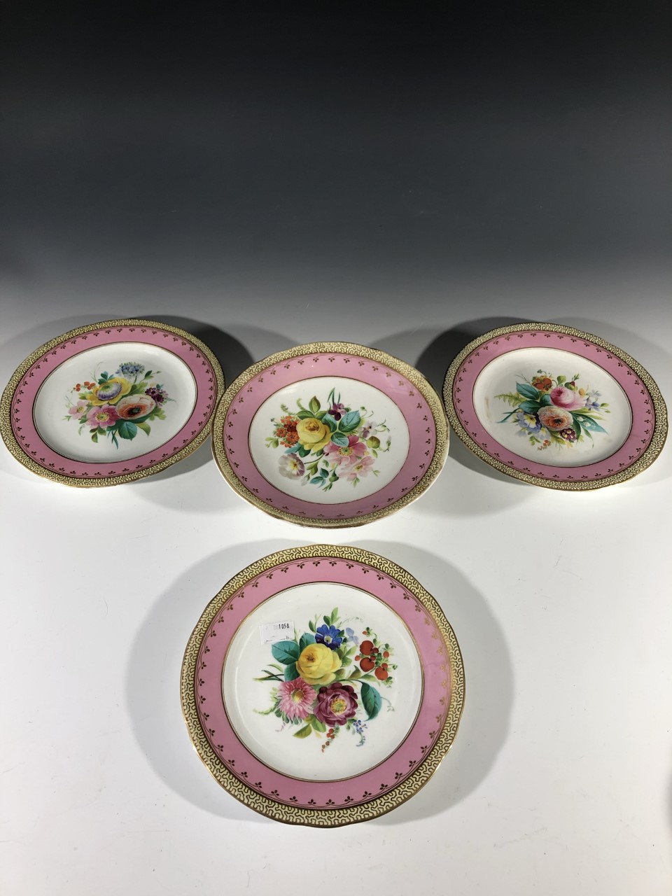 Six early 20th century Coalport plates retailed by T. Hayward & Co. of Manchester, each painted with - Image 7 of 9