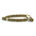 A low purity gold bracelet stamped 333 17.2gm