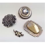 Four brooches