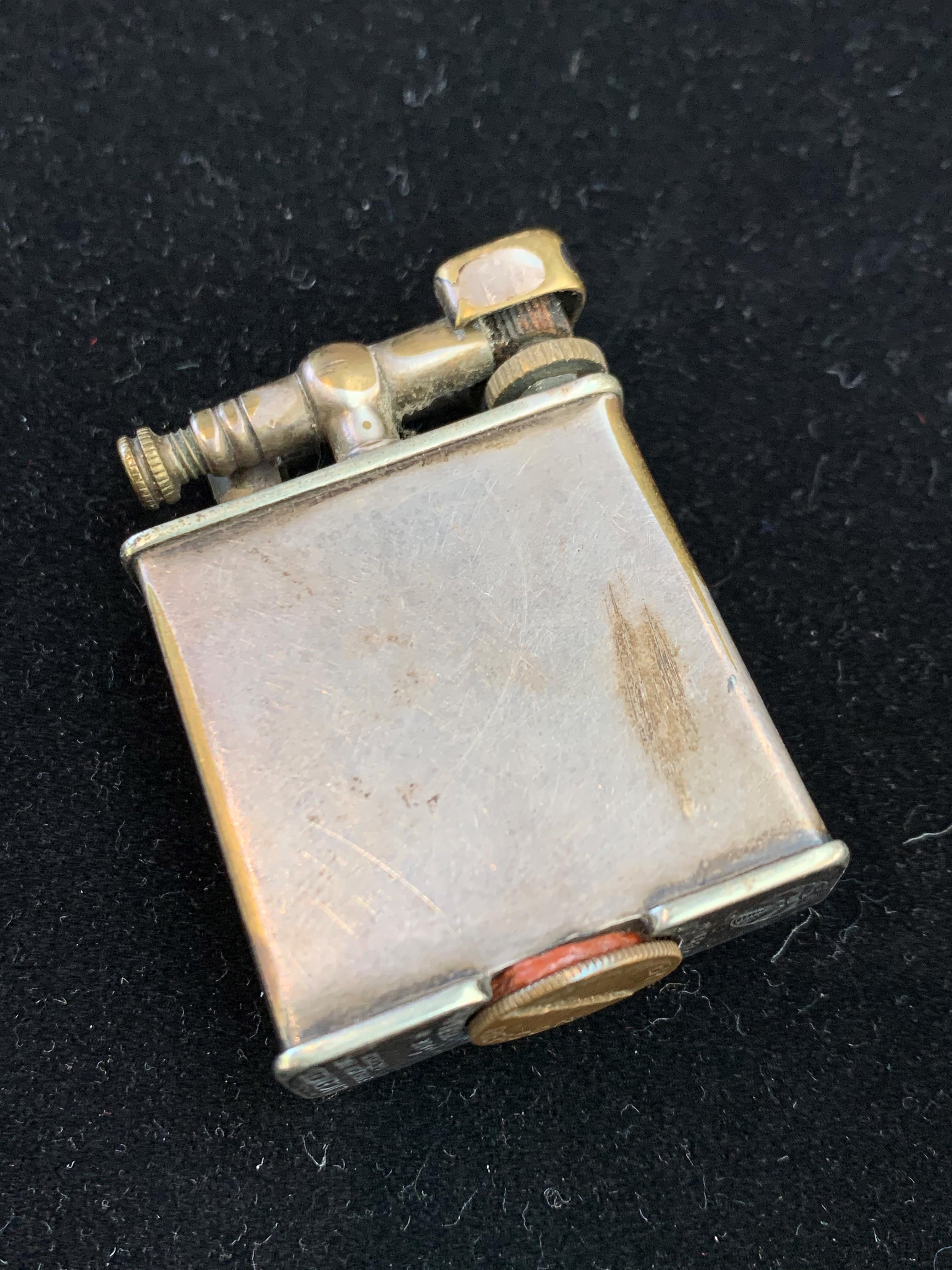 A Parker Beacon Dunhill silver plated lighter/pocket watch maximum height 47mmCondition report: - Image 3 of 6
