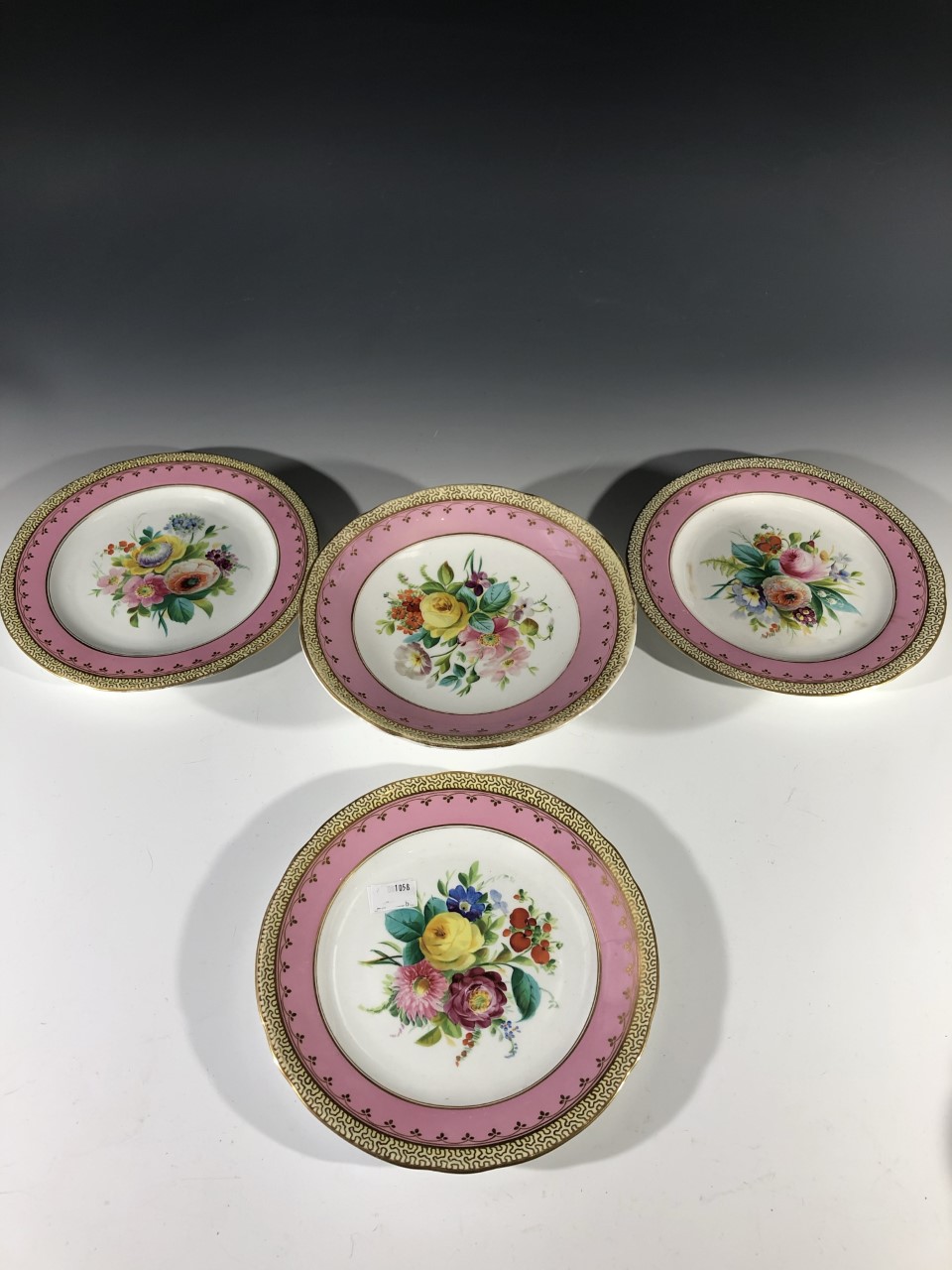 Six early 20th century Coalport plates retailed by T. Hayward & Co. of Manchester, each painted with - Image 3 of 9