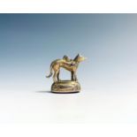 A 9ct gold dog seal Birmingham 1912Condition report: Hollow, but no dents or knocks, agate stone,