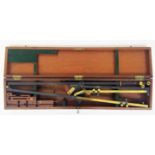 A War Department brass and lacquered pantograph, 20th century, stamped with a crowsfoot, B392 WFS,