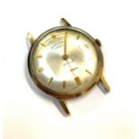 A 9ct gold cased gentleman's rotary manual wind wristwatch with calendar aperture and subsidiary