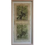 Madeleine STROBEL (20th Century) 'Ancient Woods' 2009 Mixed media on pressed paper 72 x 31cm