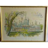 Harry TOOTHILL (1917-2001) Royal Pavillion Brighton Watercolour Signed, inscribed as titled and