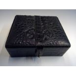 A black Mulberry jewel box 19cm wide x 7cm high x 16.5cmCondition report: This English box has