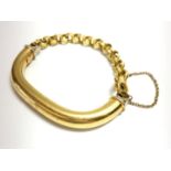 An Italian 18ct gold bracelet by Sidra 20gm