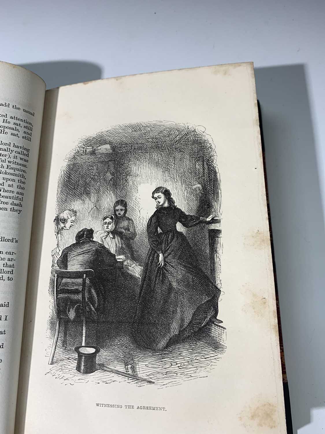 CHARLES DICKENS "Our Mutual Friend." 2 Vols, 1st edition, etched plates by Marcus Stone complete, - Image 7 of 9