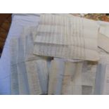 OLD CORNISH DOCUMENTS. 23 schedules & Land Taxes all 1799 re lands Wendron, 30Breage Sitney,