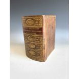 CASED GEOGRAPHICAL GRAMMAR SET. 3 Vols dated 1795 & 1797 in original calf gilt case of book form (
