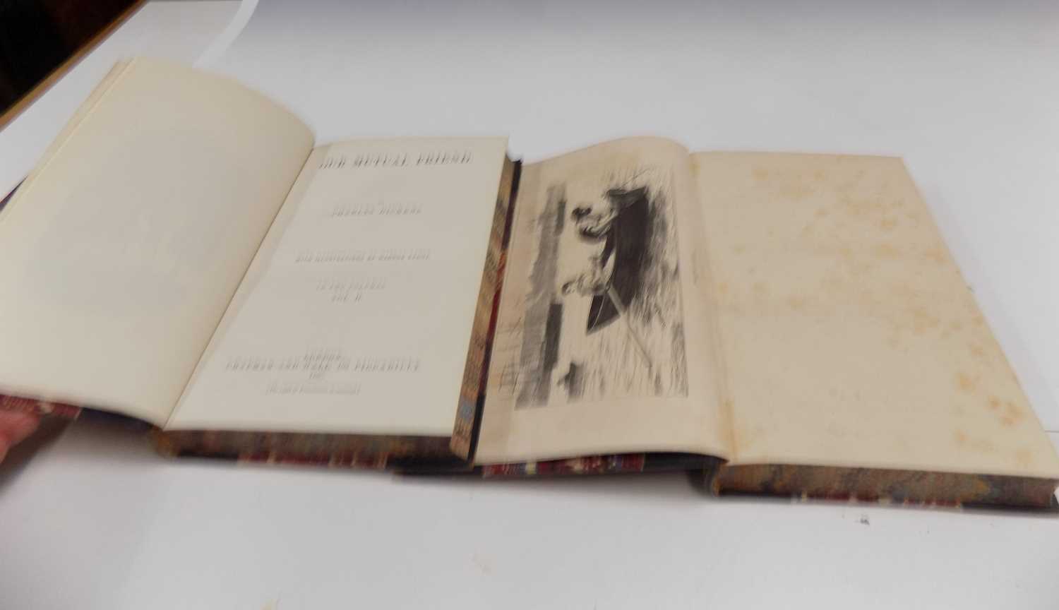 CHARLES DICKENS "Our Mutual Friend." 2 Vols, 1st edition, etched plates by Marcus Stone complete, - Image 4 of 9