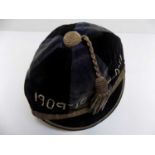 GAMES FIRST TEAM CAP. Aberdeen University 1909 - 1911, Soccer, good condition.